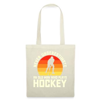 Hockey sur glace Eishockey - Sac en tissu - nature - Devant