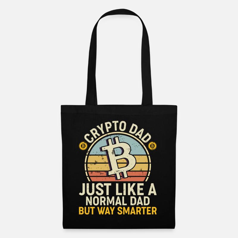 Bitcoin Crypto Cryptocurrency - Tote Bag - black
