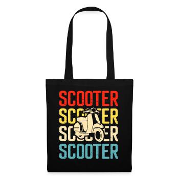 Scooter Scooter Rider Scooter - Tote Bag - black - Front