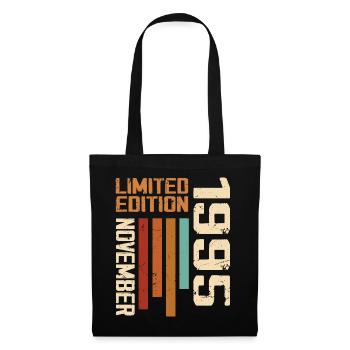 1995 November Birthday present. November 1995 - Tote Bag - black - Front