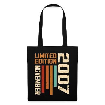 2007 November Birthday gift. November 2007 - Tote Bag - black - Front