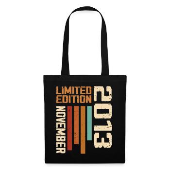 2013 November Birthday gift. November 2013 - Tote Bag - black - Front