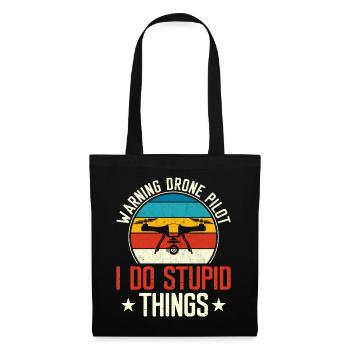 Drone - Tote Bag - black - Front