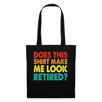 Pensioner pension - Tote Bag - black - Front
