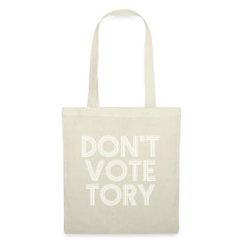 Anti-konservative Anti-Tories wählen nicht Tory - Stoffbeutel - Natur - Vorne