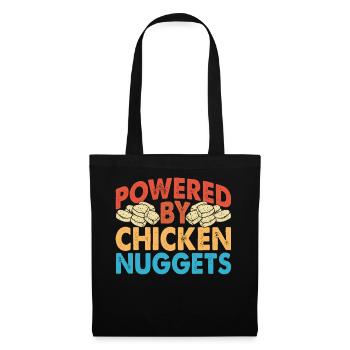 Pépites de poulet - Sac en tissu - noir - Devant