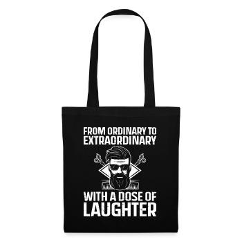 Coiffeur Coiffeur Coiffeur Coiffure Coiffure - Sac en tissu - noir - Devant