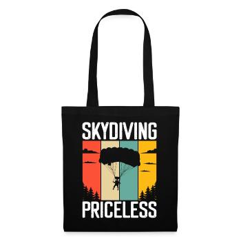 Skydiving - Stoffbeutel - Schwarz - Vorne