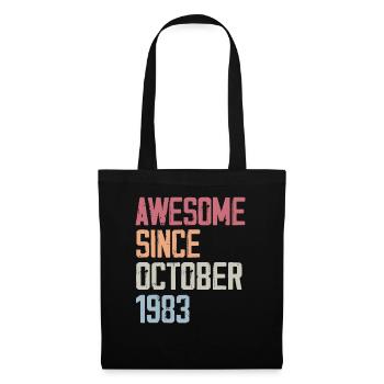 Bogosse born in October 1983 - Fête d'anniversair - Tote Bag - black - Front