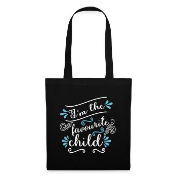 I'm The Favourite Child Funny Joke Family Matching - Tote Bag - black - Front