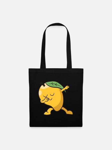 Mango Dabbing Mango Frucht Liebe Mangos - Stoffbeutel - Schwarz