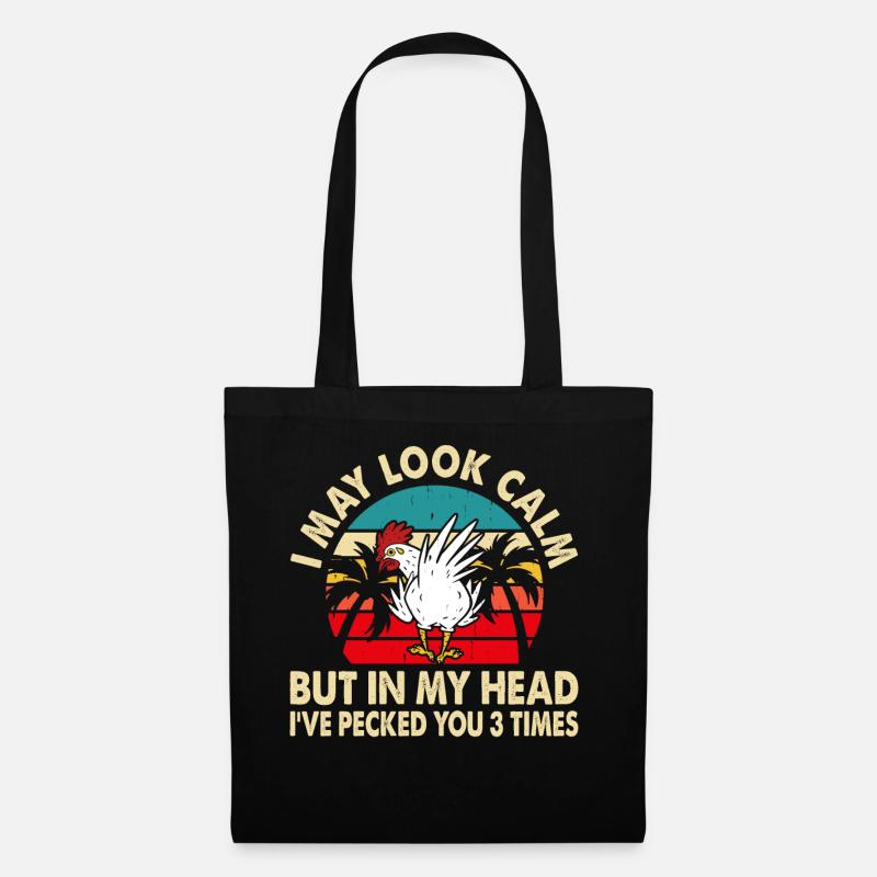 Chickens Chicken - Tote Bag - black