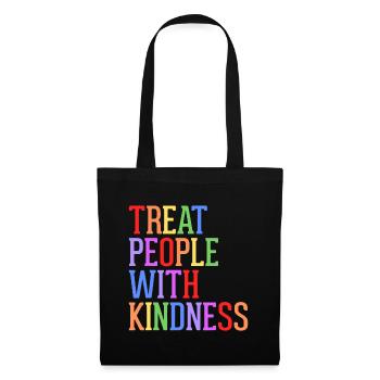 Treat People With Kindness Tolerance - Tote Bag - black - Front