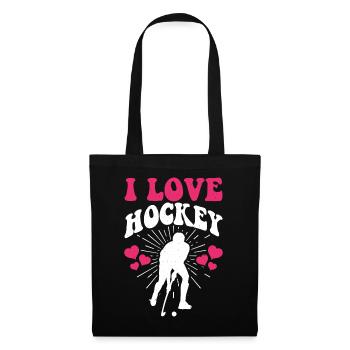 Hockey - Stoffbeutel - Schwarz - Vorne