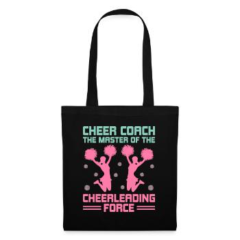 Cheerleading Coach Cheer Coach Cheerleader Cheer T - Sac en tissu - noir - Devant