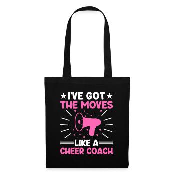 Cheerleading Coach Cheer Coach Cheerleader Cheer T - Sac en tissu - noir - Devant