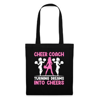Cheerleading Coach Cheer Coach Cheerleader Cheer T - Tote Bag - black - Front