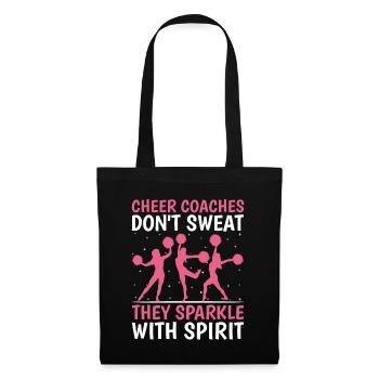 Cheerleading Coach Cheer Coach Cheerleader Cheer T - Tote Bag - black - Front