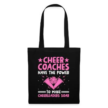 Cheerleading Coach Cheer Coach Cheerleader Cheer T - Sac en tissu - noir - Devant
