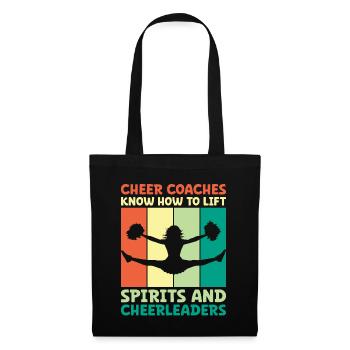 Cheerleading Coach Cheer Coach Cheerleader Cheer T - Sac en tissu - noir - Devant