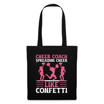 Cheerleading Coach Cheer Coach Cheerleader Cheer T - Tote Bag - black - Front