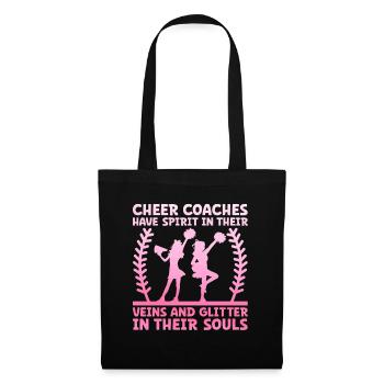 Cheerleading Coach Cheer Coach Cheerleader Cheer T - Tote Bag - black - Front