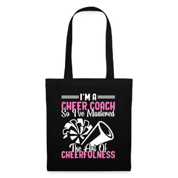 Cheerleading Coach Cheer Coach Cheerleader Cheer T - Tote Bag - black - Front