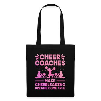 Cheerleading Coach Cheer Coach Cheerleader Cheer T - Sac en tissu - noir - Devant