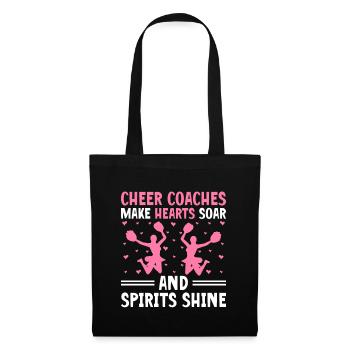 Cheerleading Coach Cheer Coach Cheerleader Cheer T - Tote Bag - black - Front