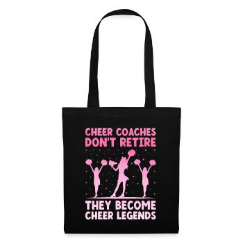 Cheerleading Coach Cheer Coach Cheerleader Cheer T - Tote Bag - black - Front