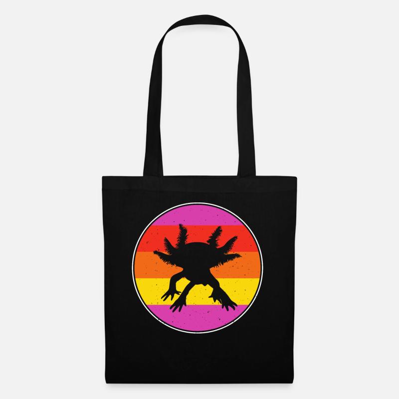 Axolotl - Sac en tissu - noir