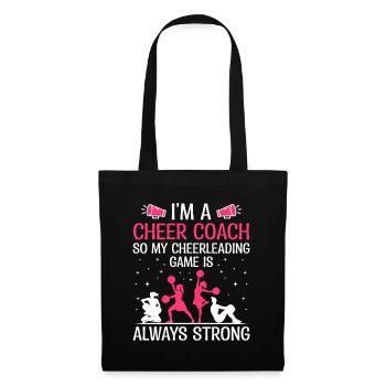Cheerleading Coach Cheer Coach Cheerleader Cheer T - Sac en tissu - noir - Devant