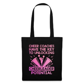 Cheerleading Coach Cheer Coach Cheerleader Cheer T - Sac en tissu - noir - Devant