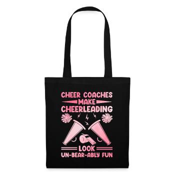Cheerleading Coach Cheer Coach Cheerleader Cheer T - Tote Bag - black - Front