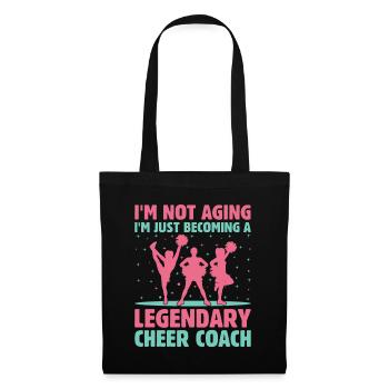 Cheerleading Coach Cheer Coach Cheerleader Cheer T - Sac en tissu - noir - Devant