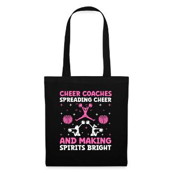 Cheerleading Coach Cheer Coach Cheerleader Cheer T - Tote Bag - black - Front