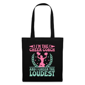 Cheerleading Coach Cheer Coach Cheerleader Cheer T - Tote Bag - black - Front
