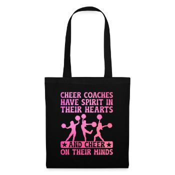 Cheerleading Coach Cheer Coach Cheerleader Cheer T - Tote Bag - black - Front