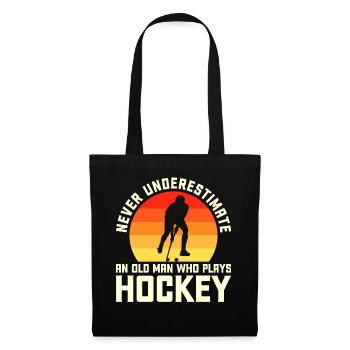 Hockey - Stoffbeutel - Schwarz - Vorne