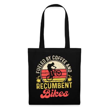Bicyclette - Sac en tissu - noir - Devant