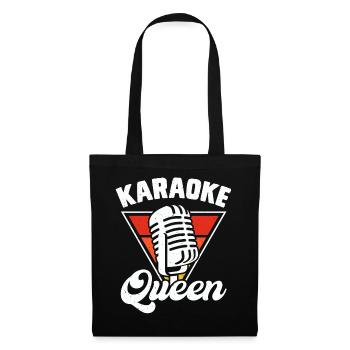 Karaoké - Sac en tissu - noir - Devant
