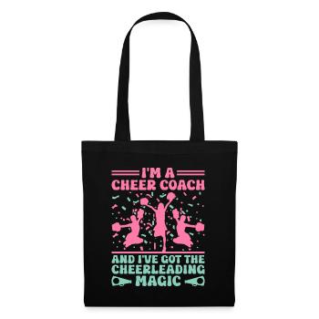 Cheerleading Coach Cheer Coach Cheerleader Cheer T - Sac en tissu - noir - Devant