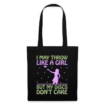 Disc Golf Player Disc Golfer Frisbee Player Par Pu - Tote Bag - black - Front