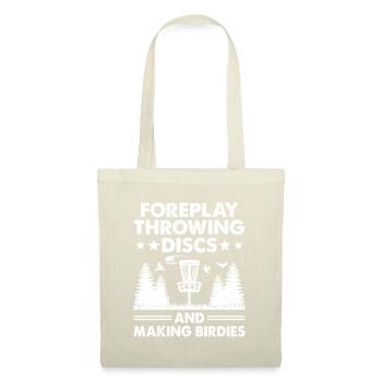 Disc Golf Player Disc Golfer Frisbee Player Par Pu - Sac en tissu - nature - Devant