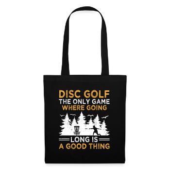 Disc Golf Player Disc Golfer Frisbee Player Par Pu - Tote Bag - black - Front