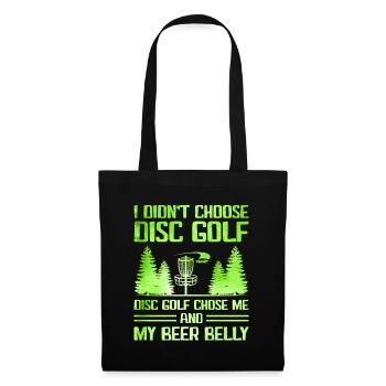 Disc Golf Player Disc Golfer Frisbee Player Par Pu - Tote Bag - black - Front