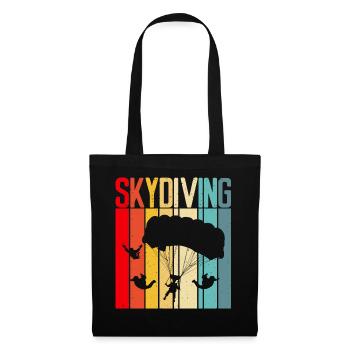 Skydiving - Stoffbeutel - Schwarz - Vorne
