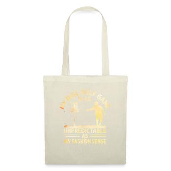 Disc Golf Player Disc Golfer Frisbee Player Par Pu - Stoffbeutel - Natur - Vorne