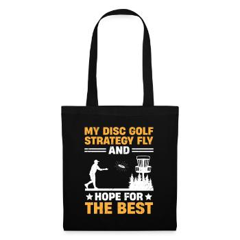 Disc Golf Player Disc Golfer Frisbee Player Par Pu - Tote Bag - black - Front