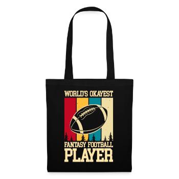 Fantasy Football - Stoffbeutel - Schwarz - Vorne
